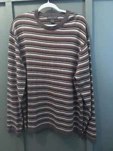 tricots st raphael Striped Brown Sweater Mens XL - Picture 1 of 6