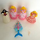 LOT  5 Barbie McDonalds Happy Meal toys  Fancy  & Hook Mermaid 1990s VINTAGE