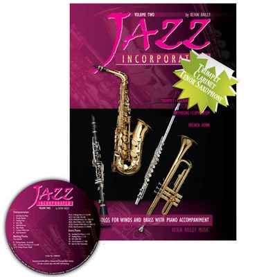 Jazz Incorporated Vol 2 for Trumpet Book CD Sheet Music Kerin Bailey - Image 1 of 4