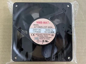 For NEW NMB 4715MS-23T-B5A Cooling fan 230Vac 50/60Hz ,15/14W ,1 PHASE - Picture 1 of 6