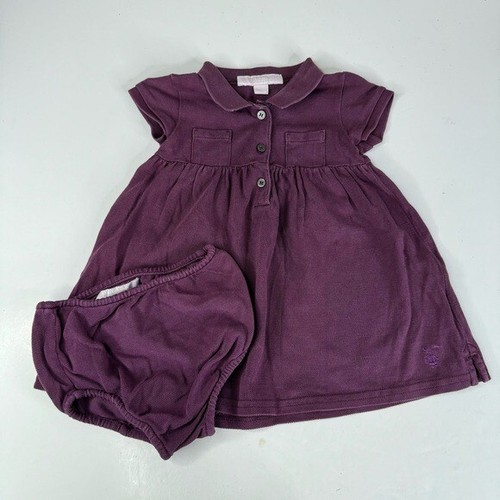 Vestito viola bambino Burberry taglia 6m