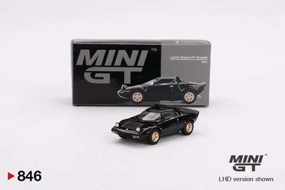 Mini GT MGT00846LHD Lancia Stratos HF Stradale Nero Die Cast 1/64 - Immagine 1 di 3