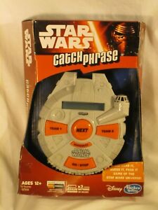 Star Wars Catch Phrase Disney hand held electronic game challenge *package wear