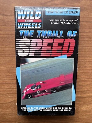Wild About Wheels The Thrill of Speed (VHS, 1992) Factory Sealed - Image 1 of 4