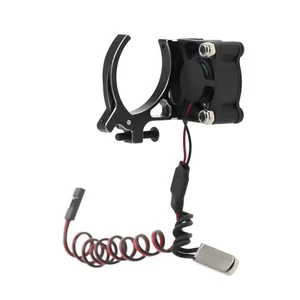 Black Motor Cooling Fan Adjustable Radiators For TRX4 SCX10 RC Car Repair Part s - Picture 1 of 5