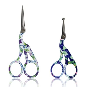JubileeYarn Stork Bird Safety Tip Embroidery Craft Scissors Assortment - Picture 1 of 24