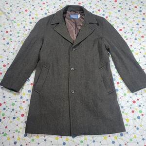 supreme wool trench coat herringbone