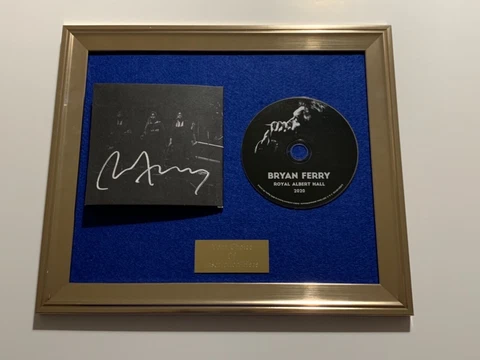 SIGNED/AUTOGRAPHED BRYAN FERRY - ROYAL ALBERT HALL 2020 FRAMED CD PRESENTATION Cover