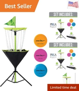 Disc Golf Körbe - tragbare Disc Golf Zielscheibe mit Ketten enthalten - Disc Gol... - Bild 1 von 14