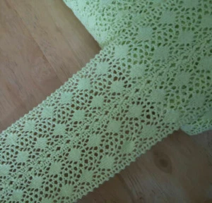 5 - 10 Yards 1.75" - 3.5" Wide Vintage Cotton Crochet Trims Lace zhm6 - Picture 1 of 9
