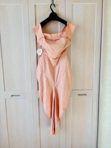 Raro abito donna Vivienne Westwood cotone rosa mai usato nuovo con etichetta taglia 10/L - Foto 1 di 4