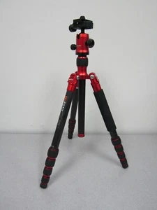 MeFOTO RoadTrip C1350Q1R Travel Tripod Kits - Red -  Max Load 17.6 lb (c) - Picture 1 of 12