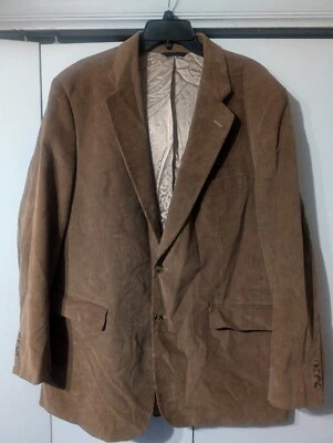 Blazer Chaqueta Deportiva Brooks Brothers 346 Marrón Oscuro Pana 46L Algodón Clásico  Foto 1 de 4