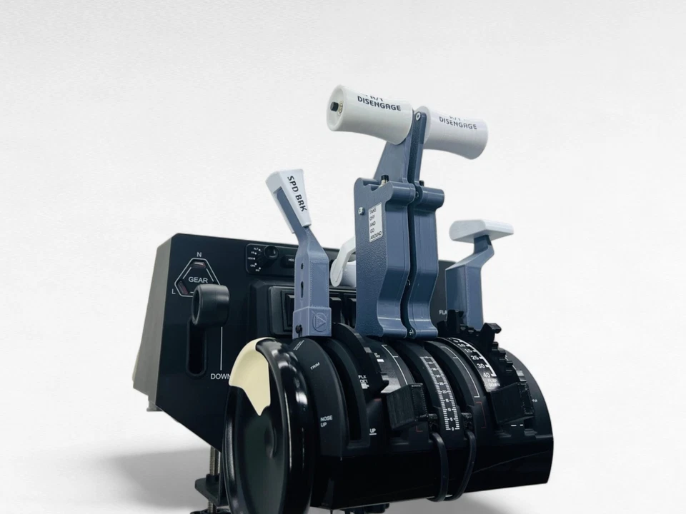 Honeycomb Bravo Throttle Addons Pack,  Full Electronic Boeing 737 Thrust Levers - Image 1 of 4