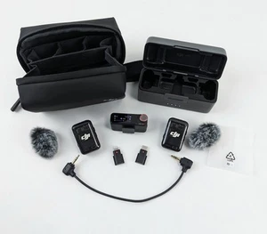 DJI Mic 2 - DMC02 - Wireless Microphone System - 2 TX + 1 RX + Charging Case - Picture 1 of 7