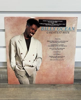 Billy Ocean ‎Greatest Hits Vinyl Record ‎LP SEALED WITH Hype Caribbean Queen - Image 1 of 4