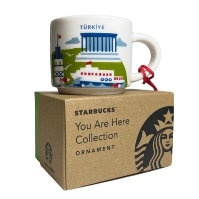 Starbucks Turkey You Are Here YAH City Series Ceramic Ornament Coffee Mug 2oz - Image 1 of 4