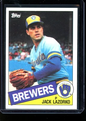 1985 Topps #317 Jack Lazorko - Image 1 of 2