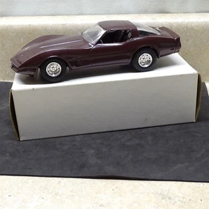 Vintage1982 Corvette Stingray Dealer Promo Car + Box, Dark Claret - Picture 1 of 8
