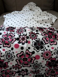 Polka Dot and Floral Pattern Dress Girls Size 6 - Picture 1 of 2
