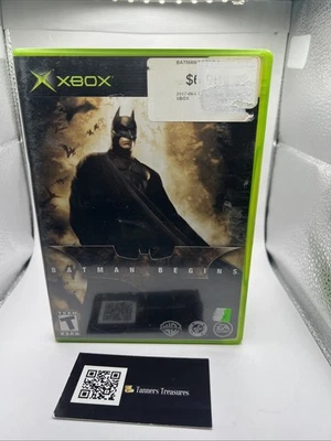Batman Begins (Microsoft Xbox, 2005) CIB Complete W/ Manual Tested - Image 1 of 4