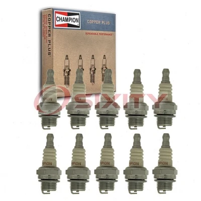 10 pc Champion Copper Plus 846 Spark Plugs for WS9E WS12E W14MUS W14MU10 ig - Image 1 of 4