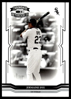 2005 Donruss Throwback Threads #271 Jermaine Dye - Image 1 of 2