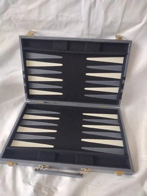 Travel Backgammon CASE ONLY - 38cm x 24cm Closed Attache style  - Image 1 of 4