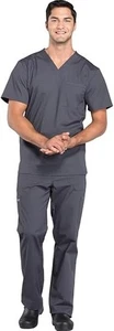 Conjunto Médico Cherokee para Hombre Cuello en V Top y Cremallera Frontal Pantalón Carga CK00042C Grande - Imagen 1 de 9