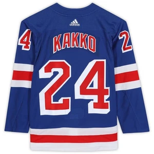 Kaapo Kakko #24 New York Rangers Adidas Climalite NHL Hockey Jersey New Blue 46 - Picture 1 of 2