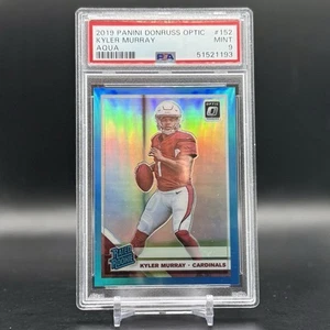 Kyler Murray 2019 Panini Donruss Optic #152 Aqua Prizm Rated Rookie /299 PSA 9 - Bild 1 von 3