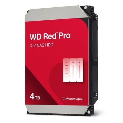 Western Digital WD Red Pro 4TB 3.5 Zoll SATA Interne NAS Festplatte (CMR) - Bild 1 von 3