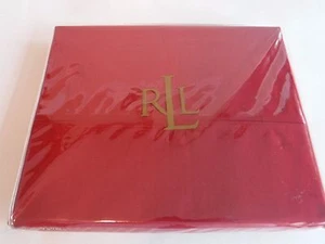 New Ralph Lauren Lawton 400TC Full Flat Sheet Berry - Picture 1 of 3
