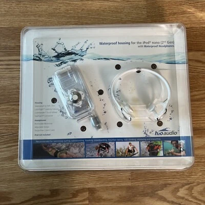 H2O Audio for iPod nano 2nd Gen Waterproof Housing case & Waterproof Headphones - Image 1 of 2