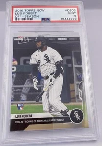 Topps Now Luis Robert Off-Season 2020 #OS03 MINT PSA 9 MLB Chicago White Sox Eng - Bild 1 von 2