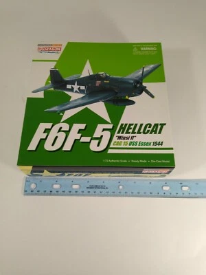 Dragon Wings-Warbirds 1:72 F6F-5 Hellcat, Minsi II CAG 15 USS Essex 1944 #50238 - Image 1 of 4
