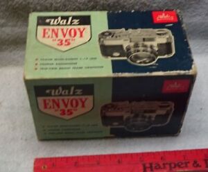 ** Vintage - WALZ - ENVOY - JAPAN - 35mm CAMERA BOX with INSERT only  - NICE **