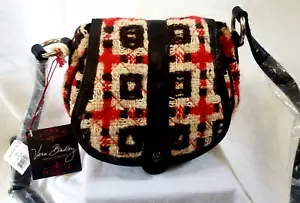 Vera Bradley Tweed Collection Mini Saddle Bag Cross Body Purse Snap Close NWT - Picture 1 of 11