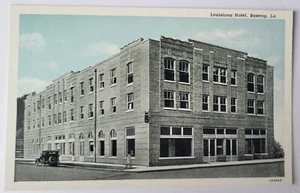 Vintage 1930 Bastrop LA Werbung PC Louisiana Hotel Teich Archives neuwertig - Bild 1 von 2