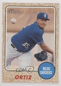 2017 Topps Heritage Minor League Edition First Name Omission Luis Ortiz #61