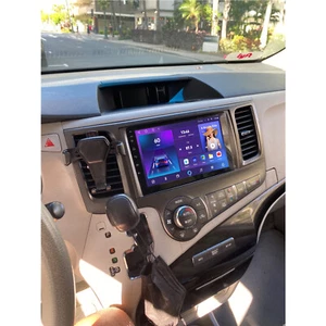 Car GPS Navigation Radio Stereo for Toyota Sienna Apple Carplay WIFI AHD Camera - Picture 1 of 23