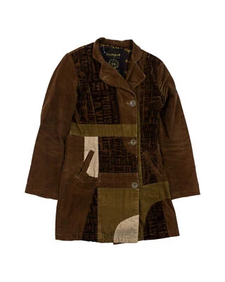 Abrigo Largo Damas Desigual Multicolor Patchwork Talla M/EU38 Foto 1 de 4