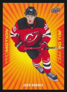 2021-22 UD Tim Hortons Promotion Jack Hughes #PP14 - Imagen 1 de 2