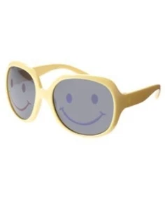 GYMBOREE FLOWER SHOWERS YELLOW SMILEY FACE SUNGLASSES 0 2 3 4 5 NWT - Picture 1 of 1