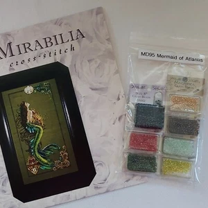 Meerjungfrau von Atlantis Perlen Kreuzstich Karte und Verzierung Perlen Pack - Bild 1 von 18