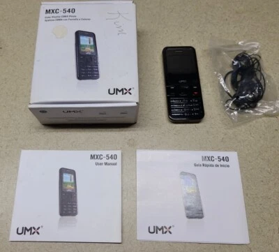 UMX MXC-540 - Black and Silver ( Alltel ) Very Rare Cellular Phone - Boxed - Image 1 of 4