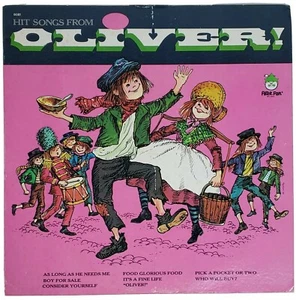 Hit Songs From Oliver LP Record Album Peter Pan Records 1969  - Picture 1 of 8