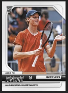 2024 PANINI INSTANT ⭐ JANNIK SINNER ⭐ NEW WORLD NUMBER ONE ☄️ JS-1 - Bild 1 von 2