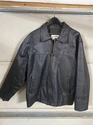 American Crossroads Leather Jacket- made in india size M — 第 1/4 张图片