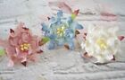 5x Mulberry Paper Flower GARDENIAS 5CM Varied Colours card making